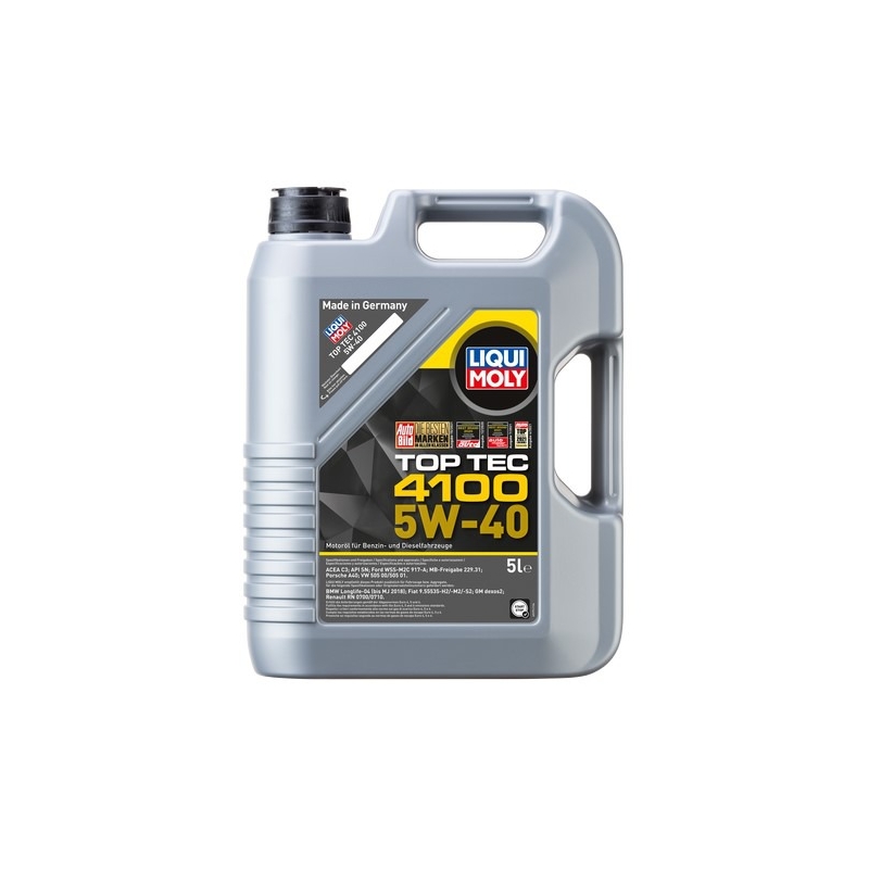 LIQUI MOLY Top Tec 4100 5W-40 5 l Συνθετικό λάδι κινητήρα