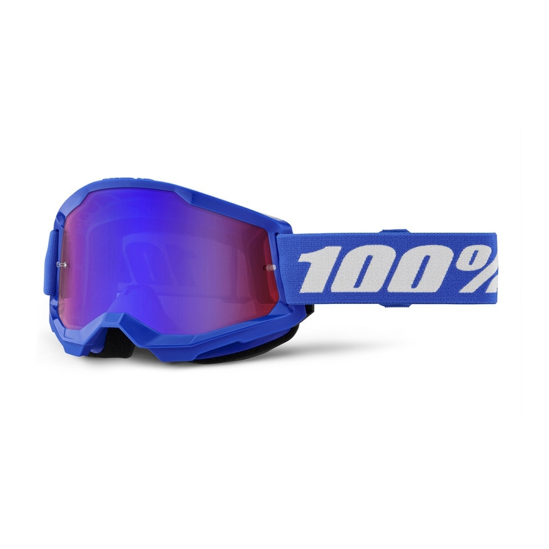 Παιδικά γυαλιά motocross 100% STRATA 2 μπλε κόκκινο-μπλε plexi
