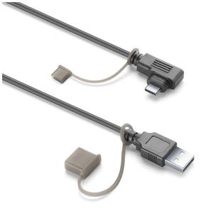 Καλώδιο τροφοδοσίας για το Interphone Ridesync USB-C/USB-A