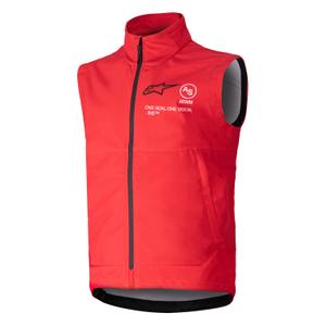 Alpinestars Techstar κόκκινο softshell γιλέκο