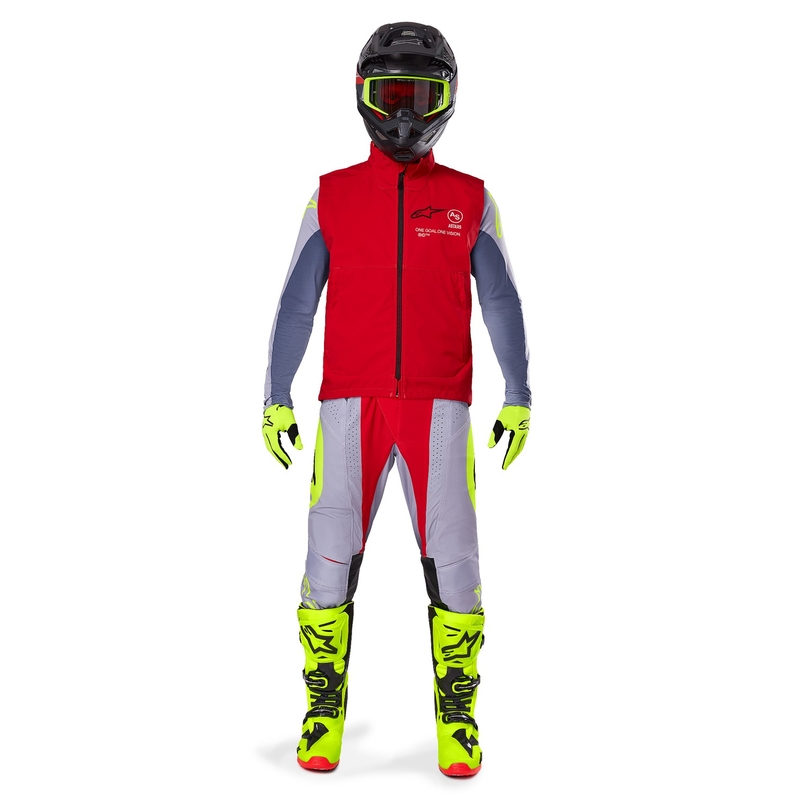 Alpinestars Techstar κόκκινο softshell γιλέκο
