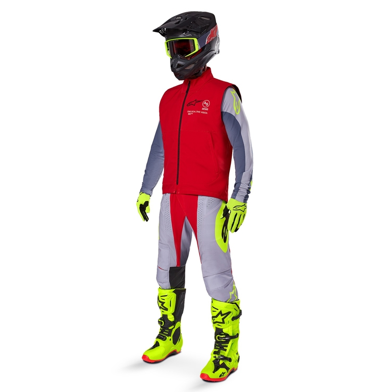 Alpinestars Techstar κόκκινο softshell γιλέκο