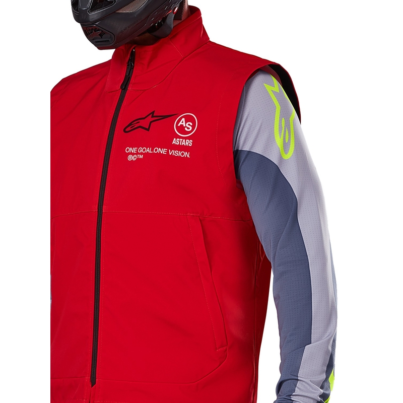 Alpinestars Techstar κόκκινο softshell γιλέκο