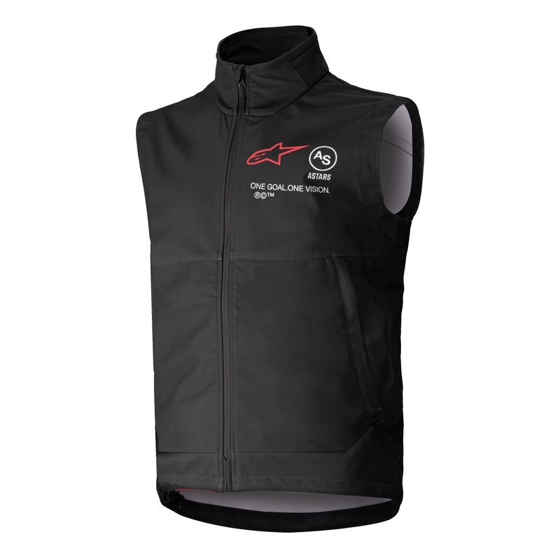Alpinestars Techstar παιδικό softshell γιλέκο μαύρο