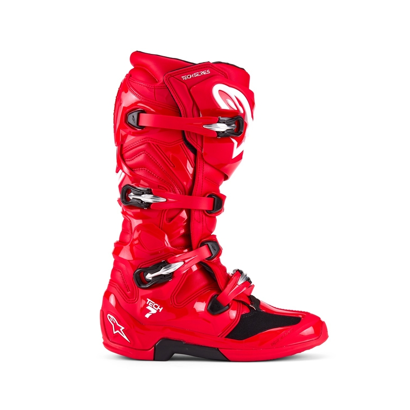 Μπότες μοτοσικλέτας Alpinestars Tech 7 κόκκινες