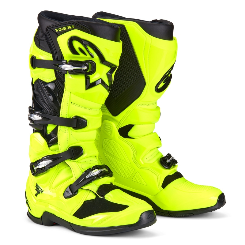 Μπότες μοτοσικλέτας Alpinestars Tech 7 fluorescent κίτρινο-μαύρο