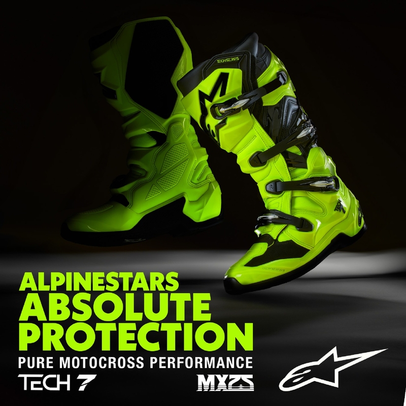 Μπότες μοτοσικλέτας Alpinestars Tech 7 fluorescent κίτρινο-μαύρο