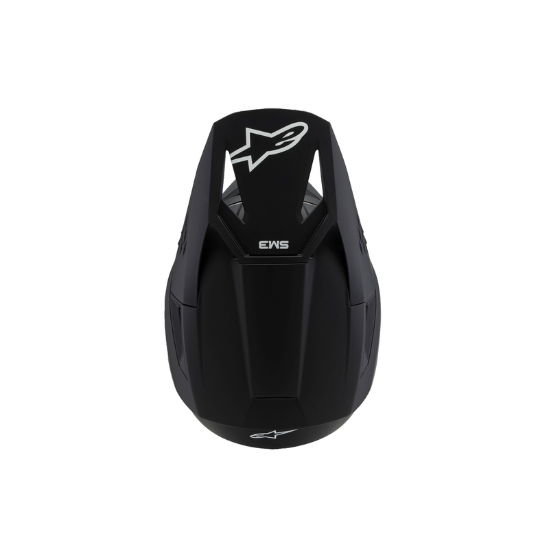 Κράνος Motocross Alpinestars S-M3 Solid για παιδιά, ματ μαύρο