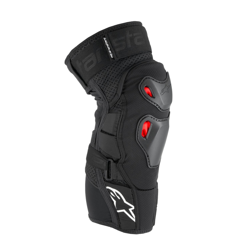 Προστατευτικά γονάτων Alpinestars Bionic Pro Plasma μαύρο-κόκκινο-άσπρο