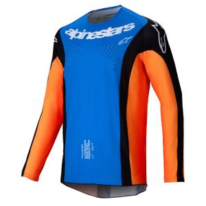 Alpinestars Techstar Melt motocross φανέλα πορτοκαλί και μπλε