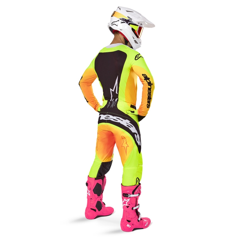 Alpinestars Techstar Melt Motocross Jersey κίτρινο και μαύρο