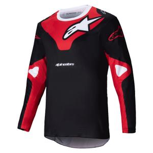 Alpinestars Racer Veil φανέλα motocross μαύρο και κόκκινο