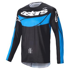 Alpinestars Techstar Dreem Motocross Jersey Μαύρο και μπλε