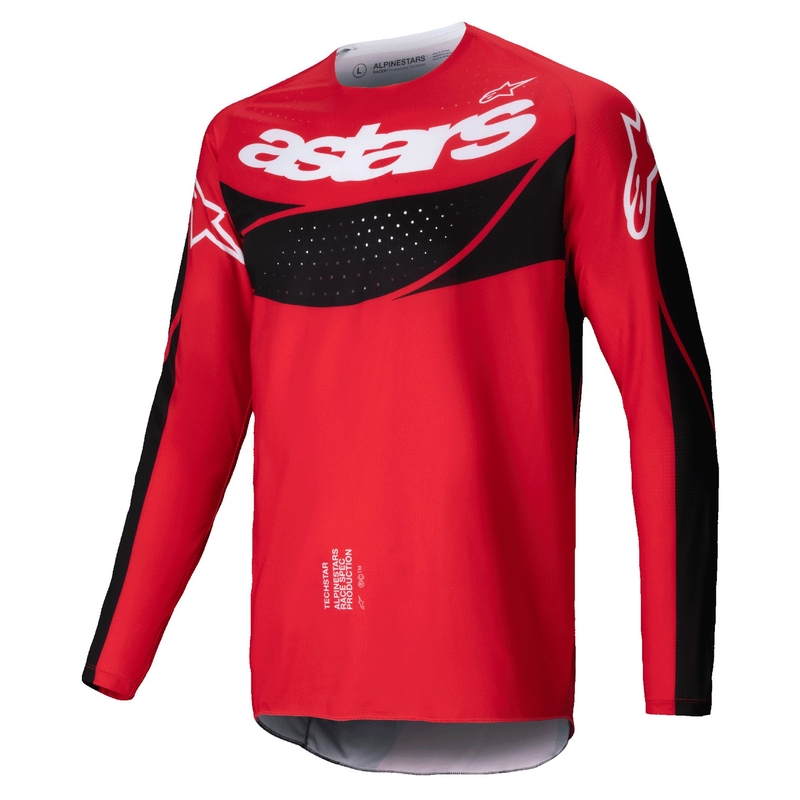 Alpinestars Techstar Dreem φανέλα motocross κόκκινη και μαύρη