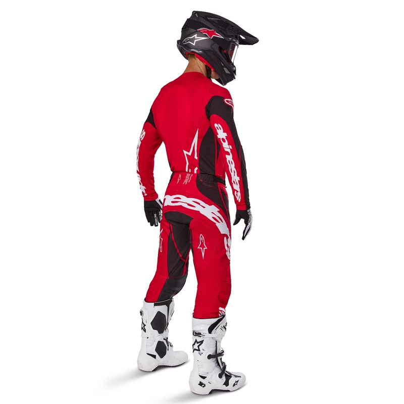Alpinestars Techstar Dreem φανέλα motocross κόκκινη και μαύρη