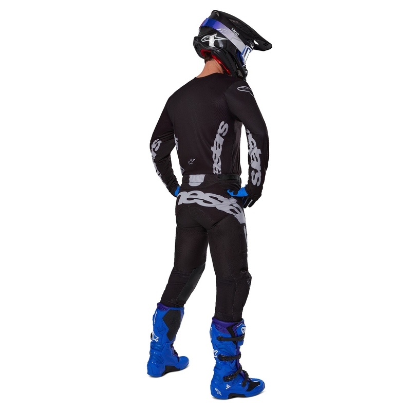 Alpinestars Racer Graphite φανέλα motocross μαύρο και γκρι