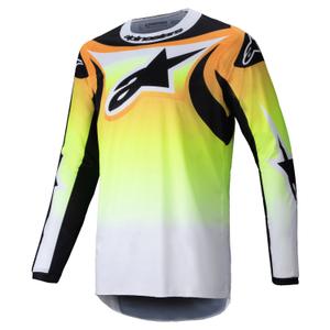 Alpinestars Fluid Wurx Motocross Jersey κίτρινο και μαύρο