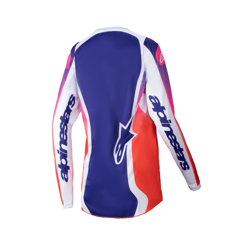 Alpinestars Stella Fluid Wurx γυναικείο Motocross Jersey πολύχρωμο-λευκό