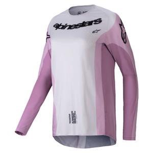 Alpinestars Stella Techstar Melt Γυναικείο Motocross Jersey Μαύρο, Κρέμα και Κίτρινο