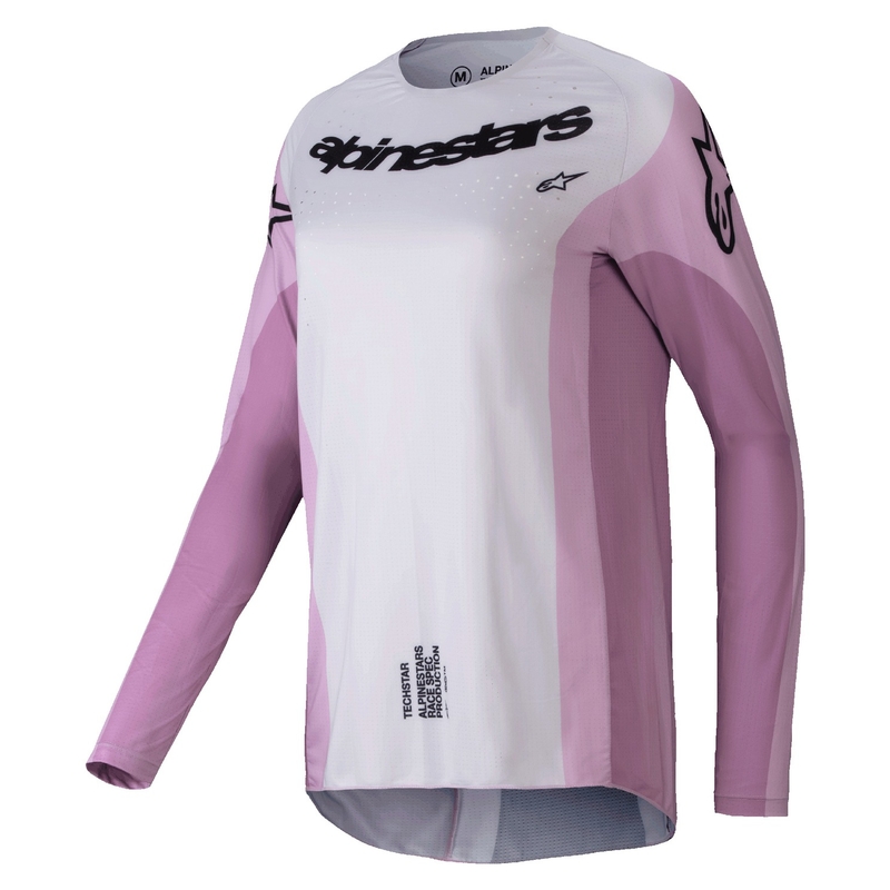 Alpinestars Stella Techstar Melt Γυναικείο Motocross Jersey Μαύρο, Κρέμα και Κίτρινο