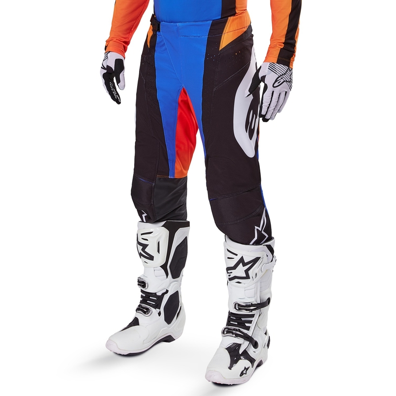 Alpinestars Techstar Melt Παντελόνι Motocross Πορτοκαλί και Μπλε