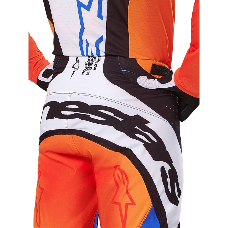 Alpinestars Techstar Melt Παντελόνι Motocross Πορτοκαλί και Μπλε