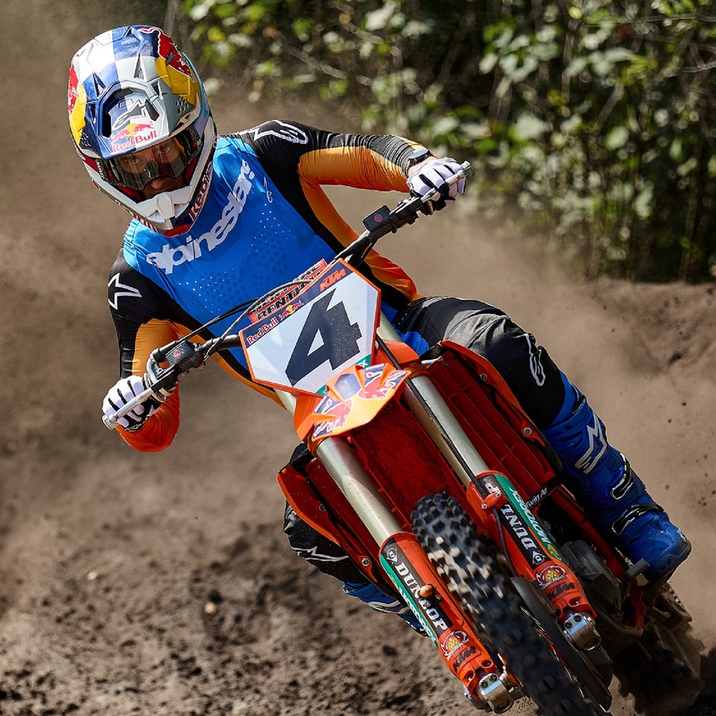 Alpinestars Techstar Melt Παντελόνι Motocross Πορτοκαλί και Μπλε
