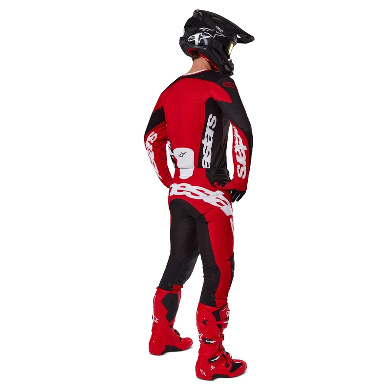 Alpinestars Racer Veil Παντελόνι Motocross Μαύρο και Κόκκινο