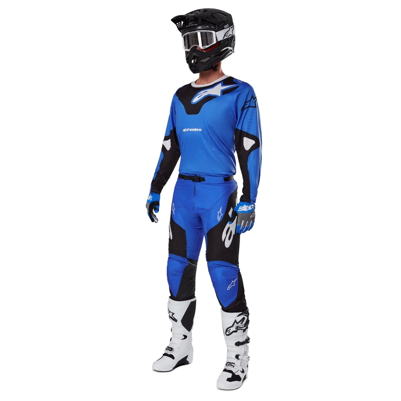 Alpinestars Racer Veil Παντελόνι Motocross Μπλε και Μαύρο