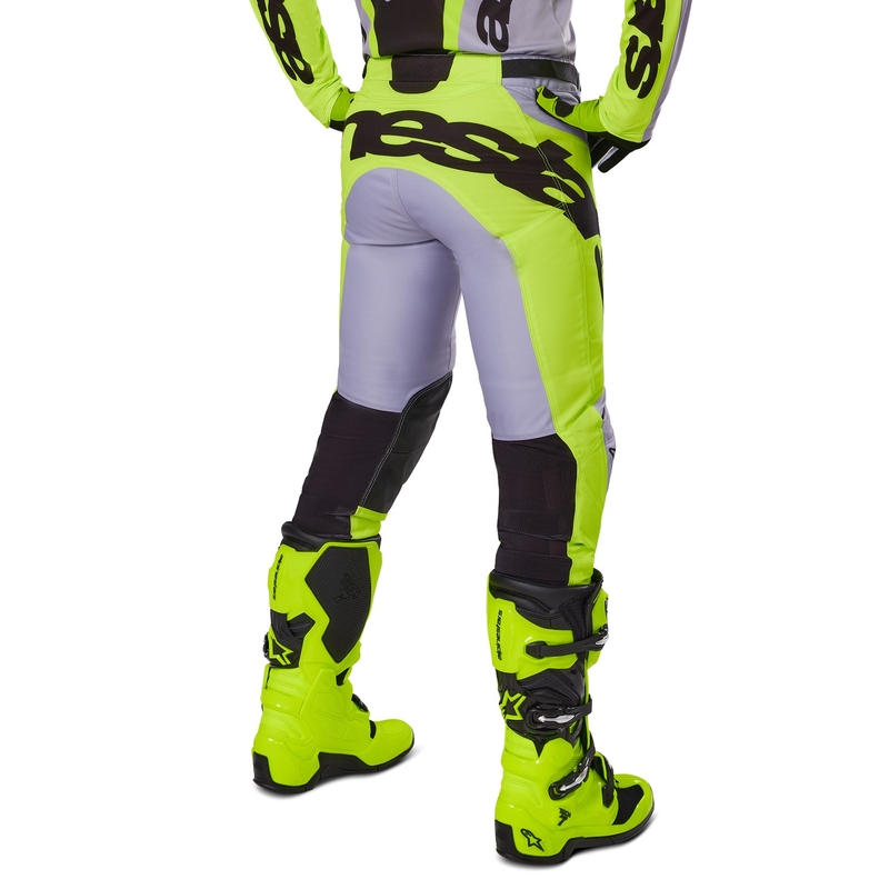Alpinestars Racer Veil παντελόνι motocross γκρι-κίτρινο φλούο