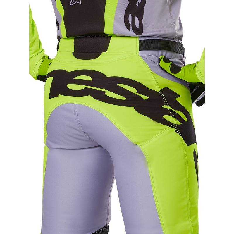 Alpinestars Racer Veil παντελόνι motocross γκρι-κίτρινο φλούο