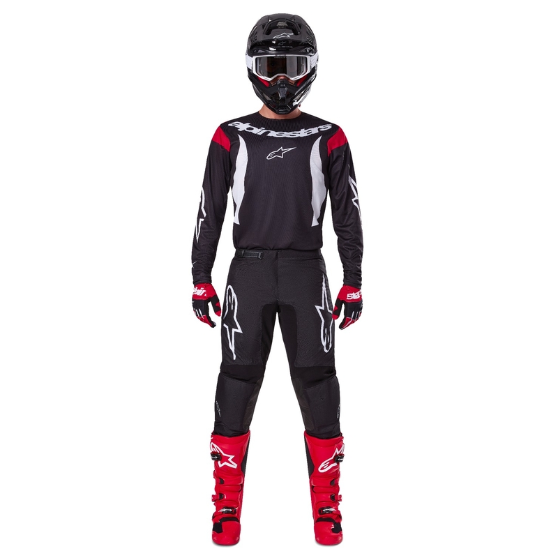 Alpinestars Fluid Haul Παντελόνι Motocross Μαύρο και Λευκό