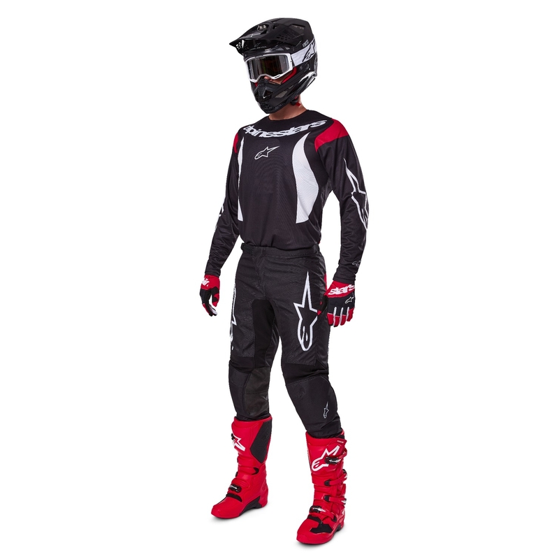 Alpinestars Fluid Haul Παντελόνι Motocross Μαύρο και Λευκό