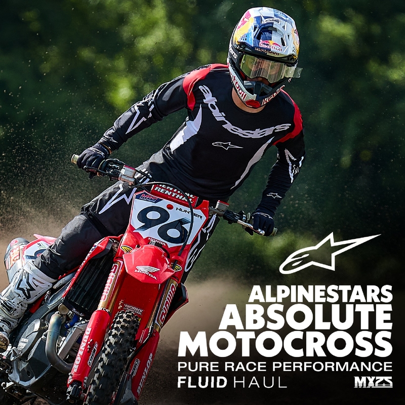 Alpinestars Fluid Haul Παντελόνι Motocross Μαύρο και Λευκό