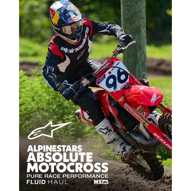 Alpinestars Fluid Haul Παντελόνι Motocross Μαύρο και Λευκό