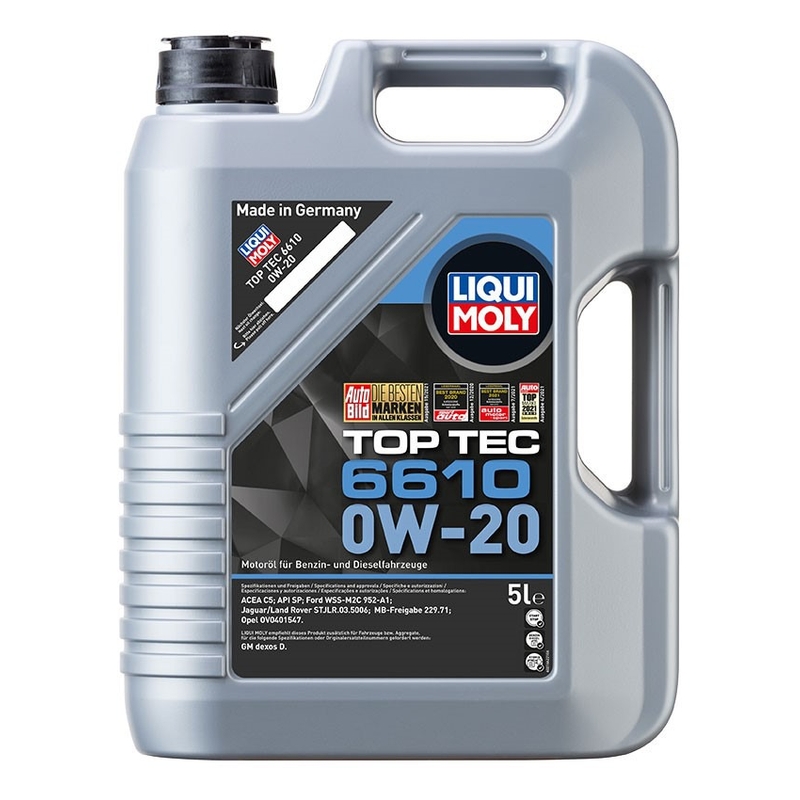 LIQUI MOLY Top Tec 6610 0W-20 Συνθετικό λάδι κινητήρα 5 l