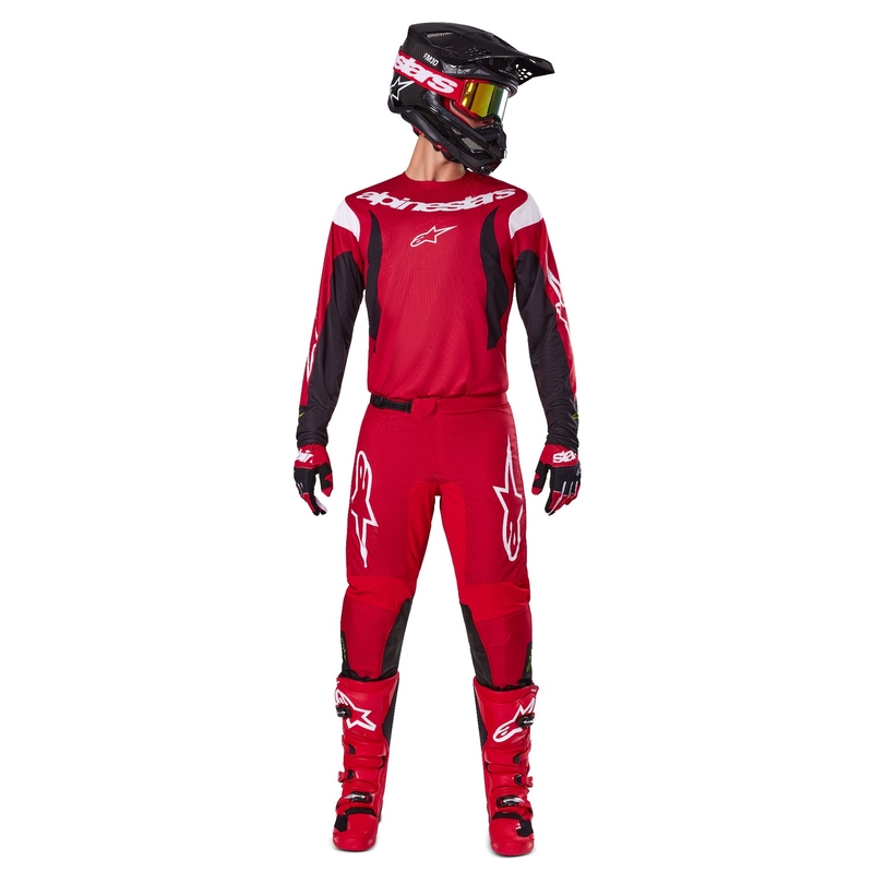 Alpinestars Fluid Haul Παντελόνι Motocross Κόκκινο και Μαύρο