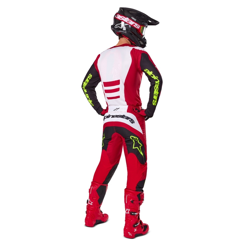 Alpinestars Fluid Haul Παντελόνι Motocross Κόκκινο και Μαύρο