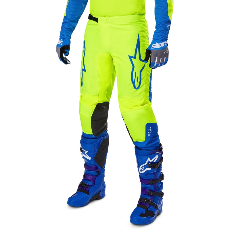 Alpinestars Fluid Haul παντελόνι motocross fluo κίτρινο-μπλε