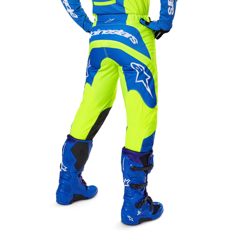 Alpinestars Fluid Haul παντελόνι motocross fluo κίτρινο-μπλε