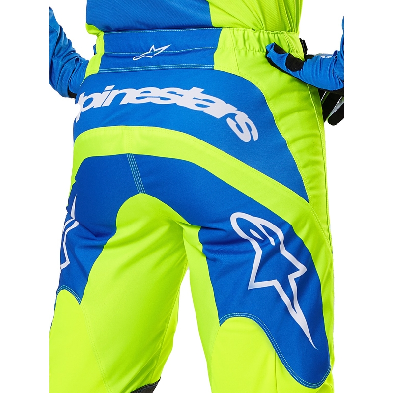 Alpinestars Fluid Haul παντελόνι motocross fluo κίτρινο-μπλε