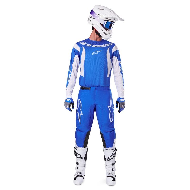 Alpinestars Fluid Haul Παντελόνι Motocross Μπλε και Λευκό