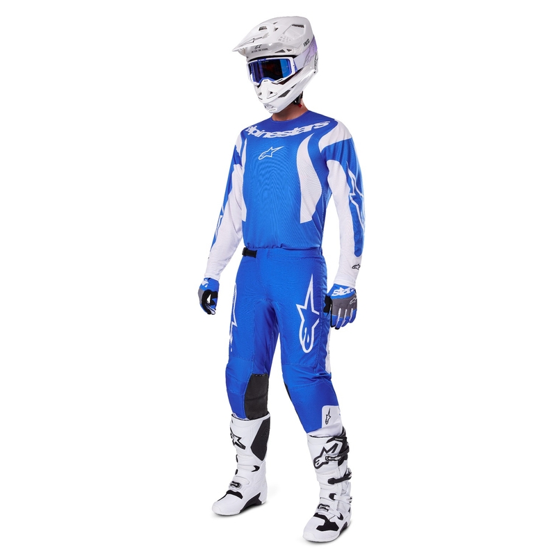 Alpinestars Fluid Haul Παντελόνι Motocross Μπλε και Λευκό