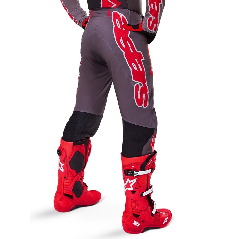 Alpinestars Supertech Lipan Smoke Κόκκινο παντελόνι Motocross