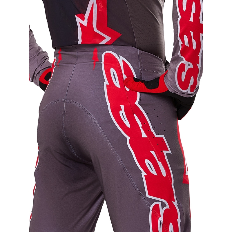 Alpinestars Supertech Lipan Smoke Κόκκινο παντελόνι Motocross