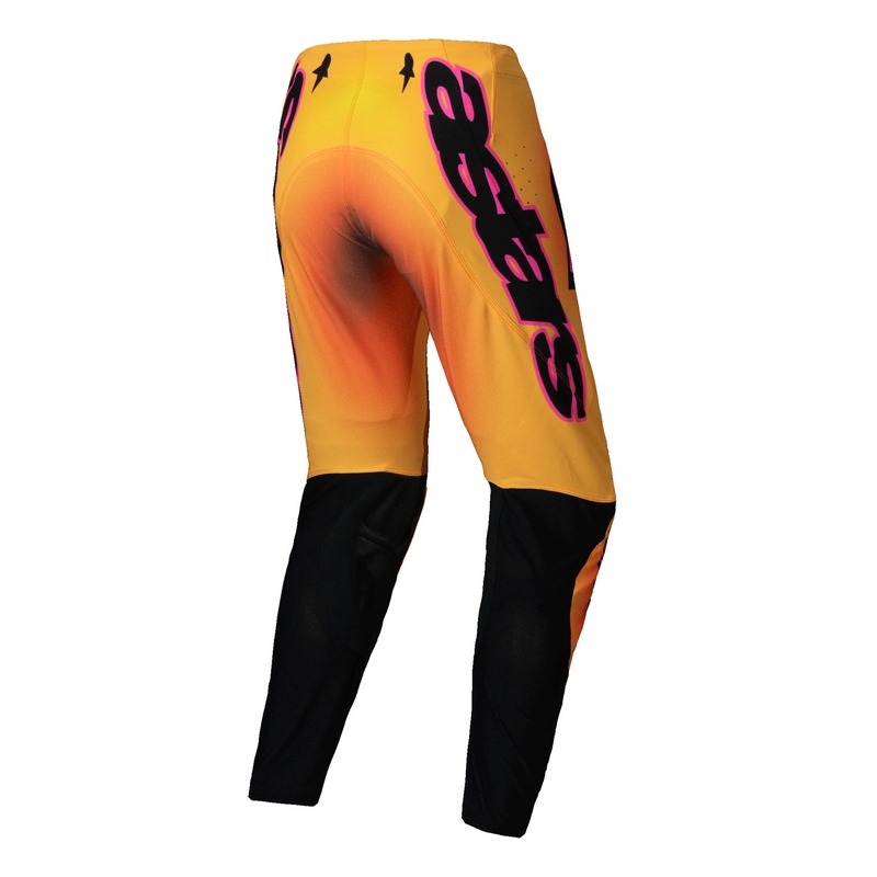 Alpinestars Supertech Lipan Παντελόνι Motocross κίτρινο και ροζ