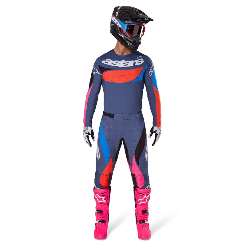 Alpinestars Techstar Dreem Παντελόνι Motocross γκρι-πολύχρωμο