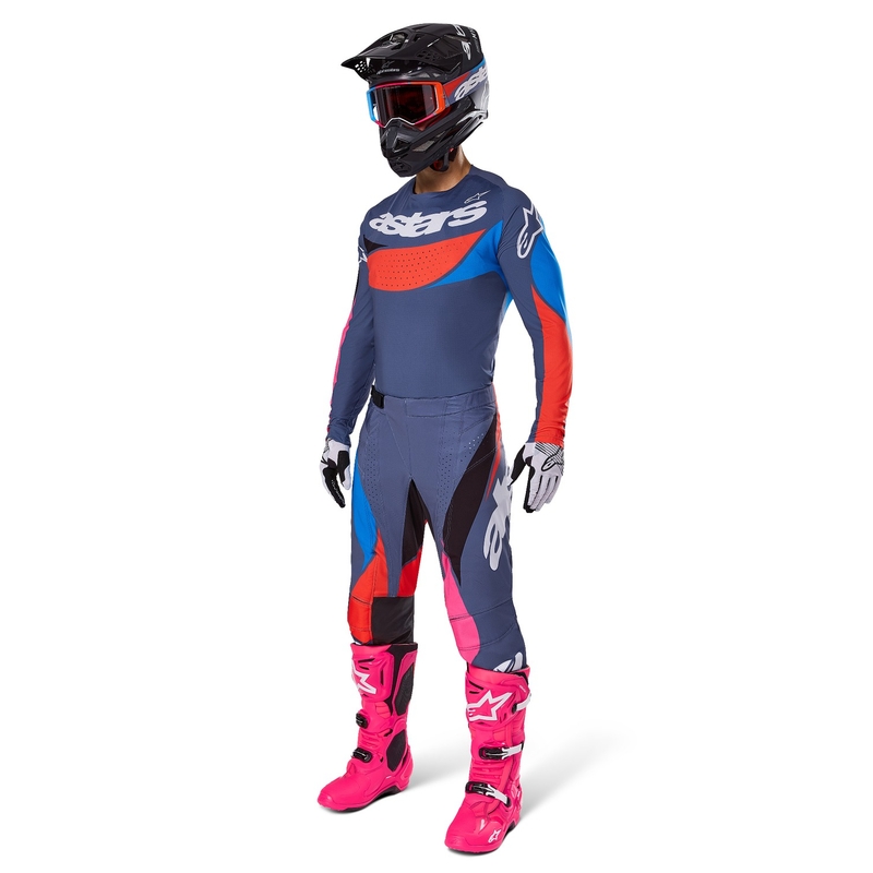 Alpinestars Techstar Dreem Παντελόνι Motocross γκρι-πολύχρωμο