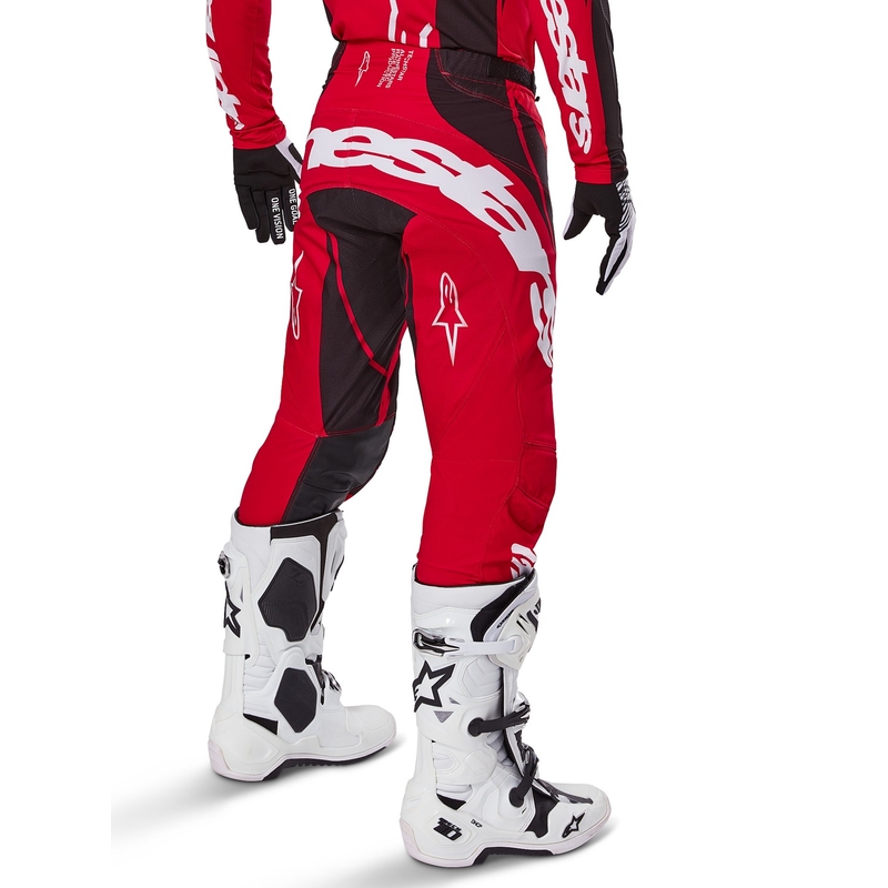 Alpinestars Techstar Dreem Παντελόνι Motocross Κόκκινο και Μαύρο