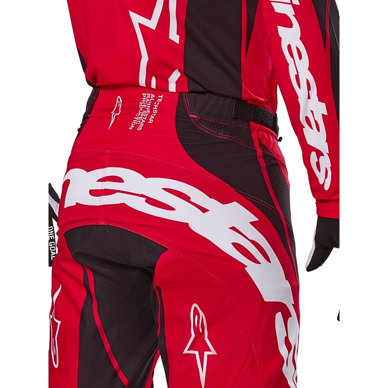Alpinestars Techstar Dreem Παντελόνι Motocross Κόκκινο και Μαύρο